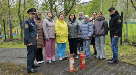 В Детском саду №15 города Кандалакша прошла учебная тренировка  по пожарной безопасности