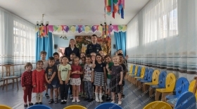 Профилактическое мероприятие в Детском саду № 8 провели сотрудники Мончегорского городского отделения ВДПО И ПЧ № 10